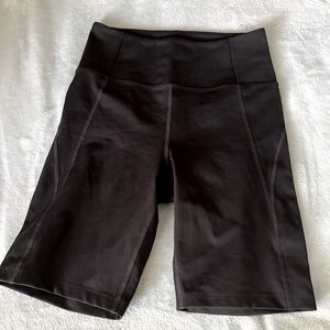 Girlfriend Collective Black Compressive Long High Rise Bike Short